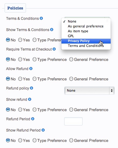 product terms